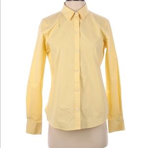 Liz Claiborne Yellow Long Sleeved Button Down size 6
